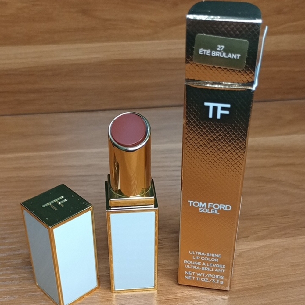 Tom Ford Été Brûlant Ultra-Shine Lip Color — Warm Rose-Brown